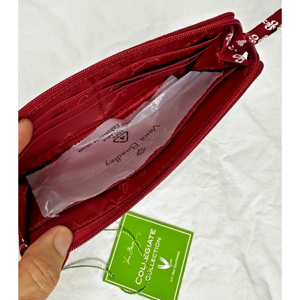Vera Bradley Alabama Crimson Tide Wallet Collegiate Collection Mini Concerto - Picture 5 of 6